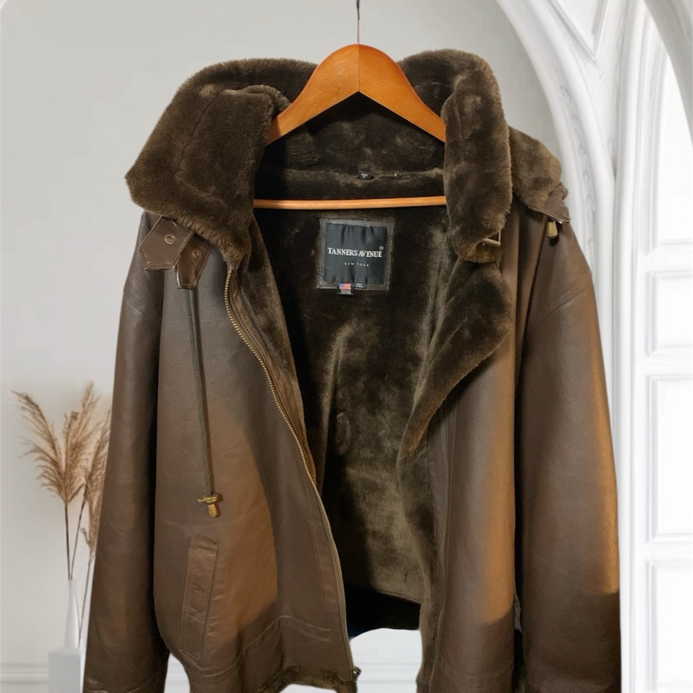 Air Force Bomber Jacket – 100% Genuine Leather – USA Made